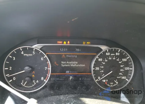 2020 Nissan Altima Sr z USA, uszkodzony, nr VIN 1N4BL4CV9LC127031